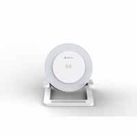 Devia Bluetooth skaļrunis IM-3 ar bezvadu lādētāju 15 W un gaiši baltu krāsu