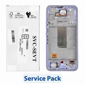 ServicePack LCD displejs SAMSUNG A34 5G A346B violets GH82-31200D