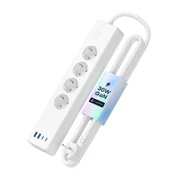 Meross MSP844(EU) viedā barošanas sloksne 4 rozetes + 2x USB-A + 2x USB-C (Matter)