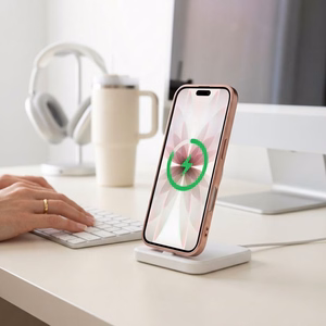 Tech-Protect MagFlex maciņš, paredzēts iPhone 17, caurspīdīgs rozā