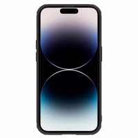 Nillkin Textured S vāciņš iPhone 14 Pro Max apvalks ar kameras vāciņu melns