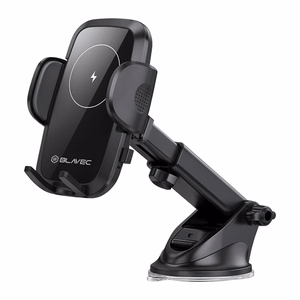 Blavec Car turētājs BHC-03 15W with induction charging to windshield (BHC03-WIB) melns