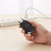 FORCELL F-ENERGY GaN III B135101-E īpaši plāns ceļojumu lādētājs 1 x Type C + USB A PD QC4.0 3A 35W melns