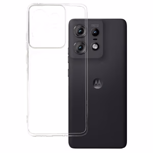 Īpaši plāns 1mm viedtālruņa apvalks Motorola Edge 50 Pro 5G caurspīdīgs