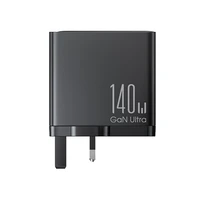 GaN lādētājs UK Joyroom JR-TCG05UK 140W 3x USB-C USB-A + USB-C / USB-C kabelis 240W 1.2m