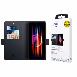 3mk Wallet maks-maciņš iPhone 16e, melns