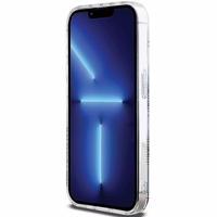 Karl Lagerfeld IML Choupette galvas un monogrammas apvalks iPhone 15 Pro Max - caurspīdīgs