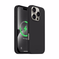 Crong Color Cover Magnetic - iPhone 16 Pro MagSafe maciņš (melns)