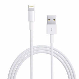 APPLE kabelis USB MD818ZM / A IPHONE LIGHTING 8-PIN 1M balts bez iepakojuma bez apmales