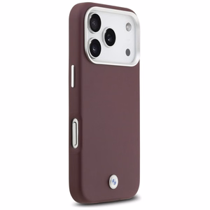 Чехол BMW Sign Full Wrapped Metal MagSafe для iPhone 17 Pro (красный)