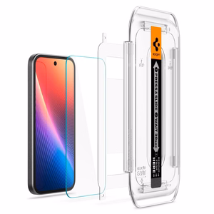 Spigen Glas.TR "Ez Fit" rūdītā stikla komplekts (2 gab.) Google Pixel 9A - caurspīdīgs