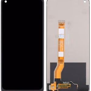 LCD ekrāns Realme 8i/9i/Narzo 50 4G/Oppo A96 4G ar skārienjutīgo ekrānu melns ORG