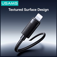Kabelis USAMS U94 30W USB-C uz Lightning 1m melns