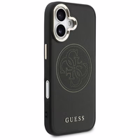 Guess Perforated 4G MagSafe maciņš for iPhone 17 - melns