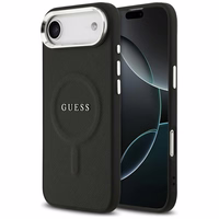 Guess Classic Logo Magnētiskais viedtālruņa apvalks iPhone Air - melns