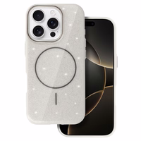 Viedtālruņa apvalks Magsafe Slim Shiny Iphone 16 Pro Max melns