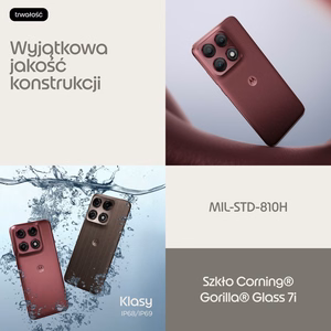 Motorola Edge 70 Pro 5G 8/256 GB, sarkans