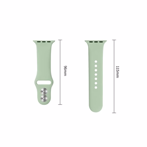 Tech-Protect silikona siksniņa Apple Watch 40/41/42 mm pulkstenim, gaiši zaļa
