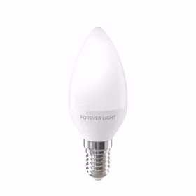 Forever Light LED Bulb E14 C37 4.8W 630lm 3000K class E