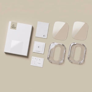Tech-Protect Easy Set+ rūdītais stikls 2 komplekts Apple Watch Ultra 1/2 49mm - caurspīdīgs