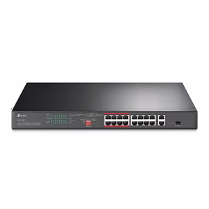 Komutators TP-LINK 16 portu PoE+