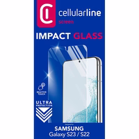 Cellularline Impact Glass - Toughened protective glass Samsung Galaxy S23 / S22