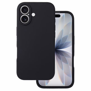 Silicone Lite viedtālruņa apvalks iPhone 17 melns
