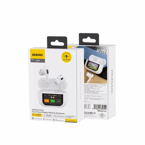 Dudao U19 Bluetooth гарнитура LED TWS V5.3 белый