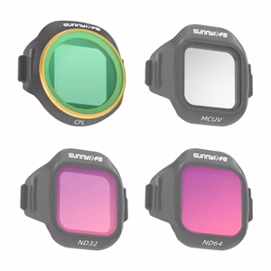 4 Sunnylife filtru komplekts MCUV + CPL + ND32 + ND64 MINI 5 Pro