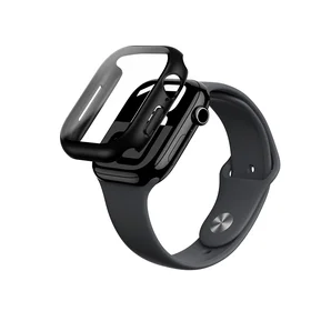 AmazingThing Radix stikla apvalks Apple Watch 46 mm - melns