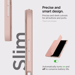 Spigen Urban Fit maciņš iPad Pro 11 collu 5 / 6 / 2024-2025 rozā