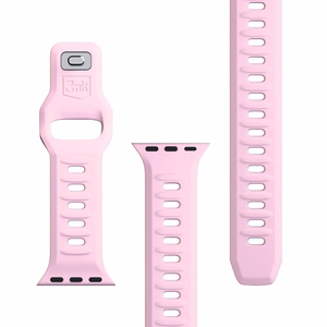 3mk silikona siksniņa Apple Watch, 38/40/41/42 mm, pūderrozā, mazais izmērs