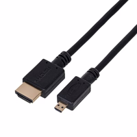 Gembird 1.8m HDMI-M/micro HDMI-M HDMI cable HDMI Type A (Standard) HDMI Type D (Micro) melns