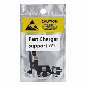 Uzlādes fleksis USB IPHONE 11 melns (lietots)