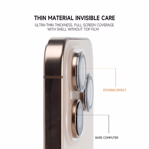 Tel Protect 3D Lens gaiši zilie rūdītie aizsargstikli Apple iPhone 18 Pro / 18 Pro Max kameras lēcām (3 gab.)