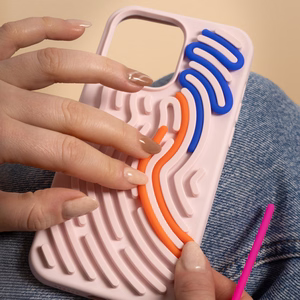 DIY Snake чехол для iPhone 11 розовый
