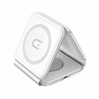 Bezvadu lādētājs Dudao "A11N 3in1" balts 15W (iPhone / Apple Watch / Airpods)