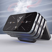 Blavec indukcijas lādētājs BQI-04 Qi 15W magnētiskais Magsafe 3 in 1 UniCharge (BQI04-QIMB) melns