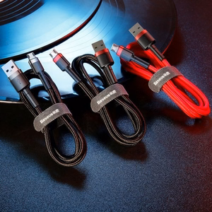 Baseus Cafule Micro USB kabelis 2A, 3 m, melns/sarkans