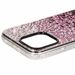 Viedtālruņa apvalks Tel Protect Diamantiskais iPhone 13 Pro bordo