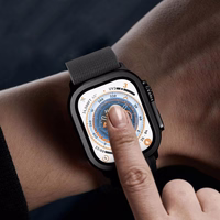 Tech-Protect Stikla Gredzens 2 komplekts Apple Watch Ultra 49mm - melns