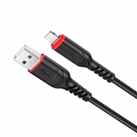 Kabelis USB-A uz Lightning Hoco 2,4A 3 m X59 melns