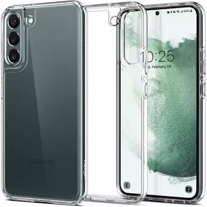 Spigen Ultra Hybrid viedtālruņa apvalks Samsung Galaxy S22 - Caurspīdīgs