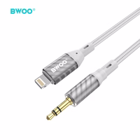 BWOO AUX Kabelis Lightning to 3.5mm Jack audio AUX073