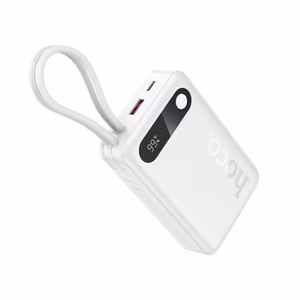 Внешний аккумулятор Hoco J171A 20000mAh (1xUSB-C; 1xUSB 22.5W) + кабель USB-C — Lightning, белый