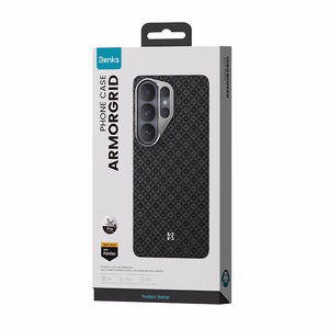 Benks Magnetic Armor Pro Armor Grid Kevlar Maciņš Metal Frame 600D (H048) for Samsung Galaxy S26 melns