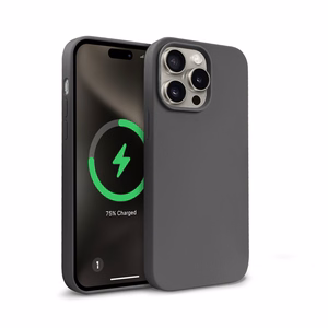Crong Color Cover Magnetic MagSafe vāciņš ierīcei iPhone 15 Pro Max, titāna krāsā