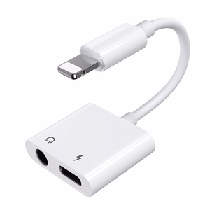 Joyroom S-Y104 austiņu adapteris Lightning - Lightning / mini ligzda 3,5 mm - balts
