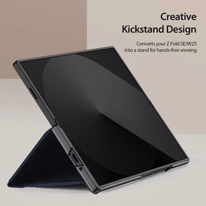 DUX DUCIS viedtālruņa apvalks BRIL ar pildspalvas turētāju SAMSUNG Z Fold SE/W25 zils