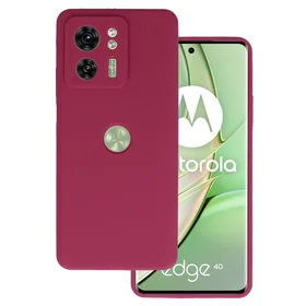 Viedtālruņa apvalks no silikona Lite Motorola Edge 40 5G sarkans